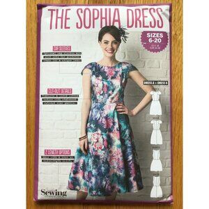 Misses Dress Pattern The Sophia Dress UNCUT Size 4 6 8 10 12 14 16 18